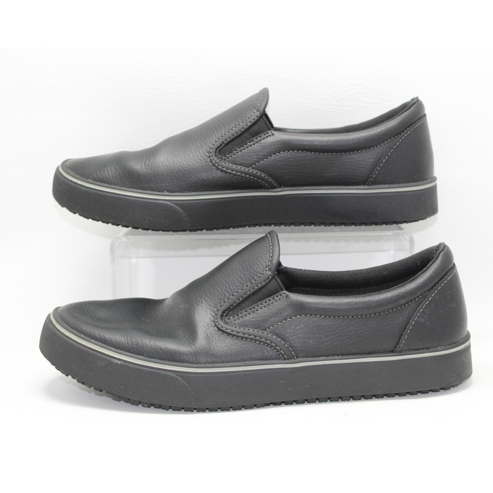 TredSafe Pepper Mens 9 Womens 10 Black Slip Resistant Work Shoes 36223589